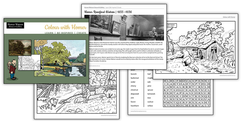 Colour with Homer sample pages image