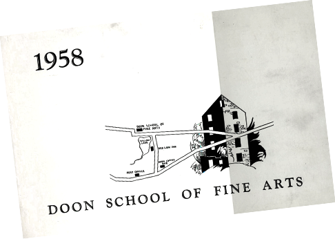 Doon School of Fine Arts Booklet Cover from 1968